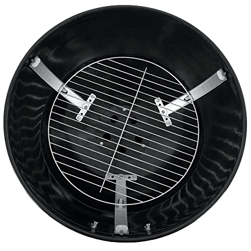 Foto von BBQ-Toro Kugelgrill Ø 57 cm | Grillfläche Ø 53,5 cm | BBQ Kugelgrill Holzkohle, Barbecue Kugelgrill, Grill Holzkohle rund, Holzkohlegrill mit Deckel