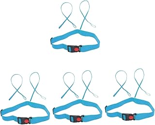 INOOMP 4 Sets Swimming Belt Exercise Belt Pool Safety Belt Harness Float Tether Buoy Strap Sports Swim Tether Float Tether for Float Exercise Swim Tether Double Insurance Life Buoy