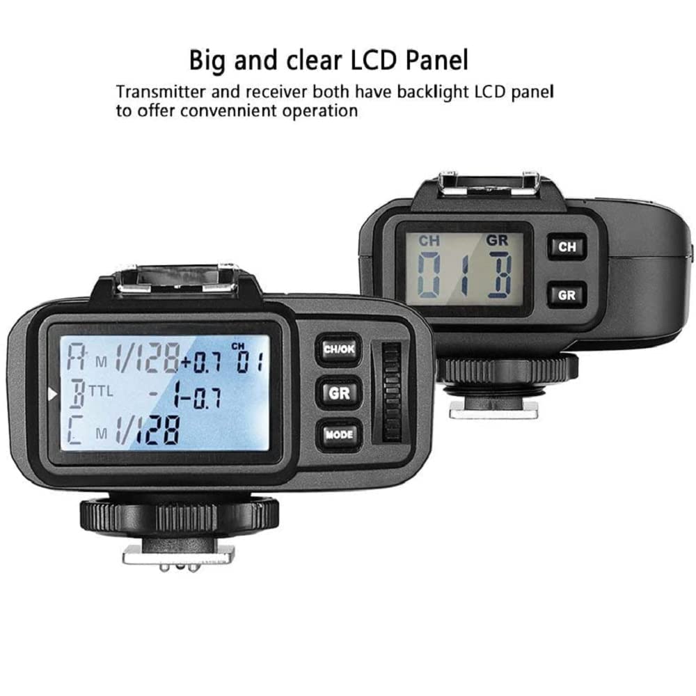 Godox X1R-N Récepteur de déclenchement de Flash sans Fil synchronisation Haute Vitesse du système X sans Fil 2.4G 1/8000s, Compatible X1N XPro-N XProII-N pour Nikon Caméra