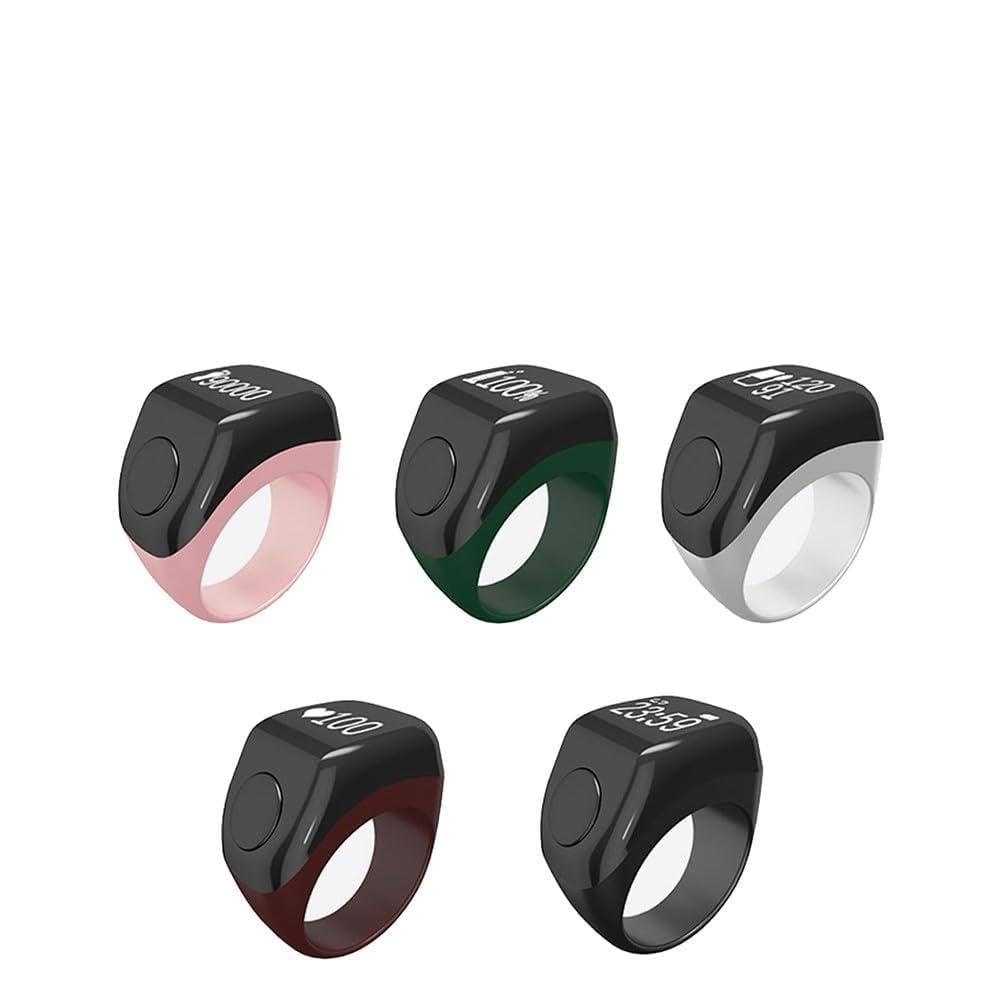 Tasbih bague de prière numérique avec compteur OLED et vibration 50mAh