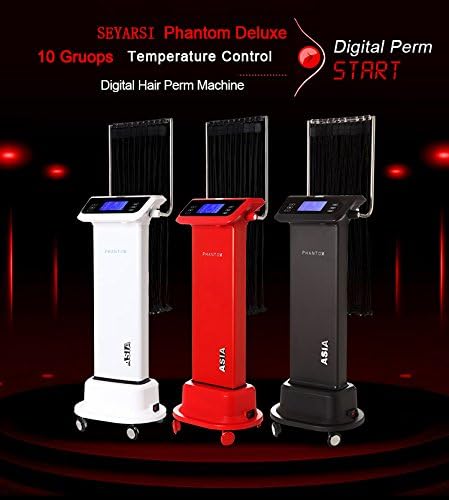 2018,Hot Sale Asia Digital Hair Perm Machine, Phantom Deluxe Edition, Hair Curler, Hair Roller, Salon Equitment,Color Red, PHB02