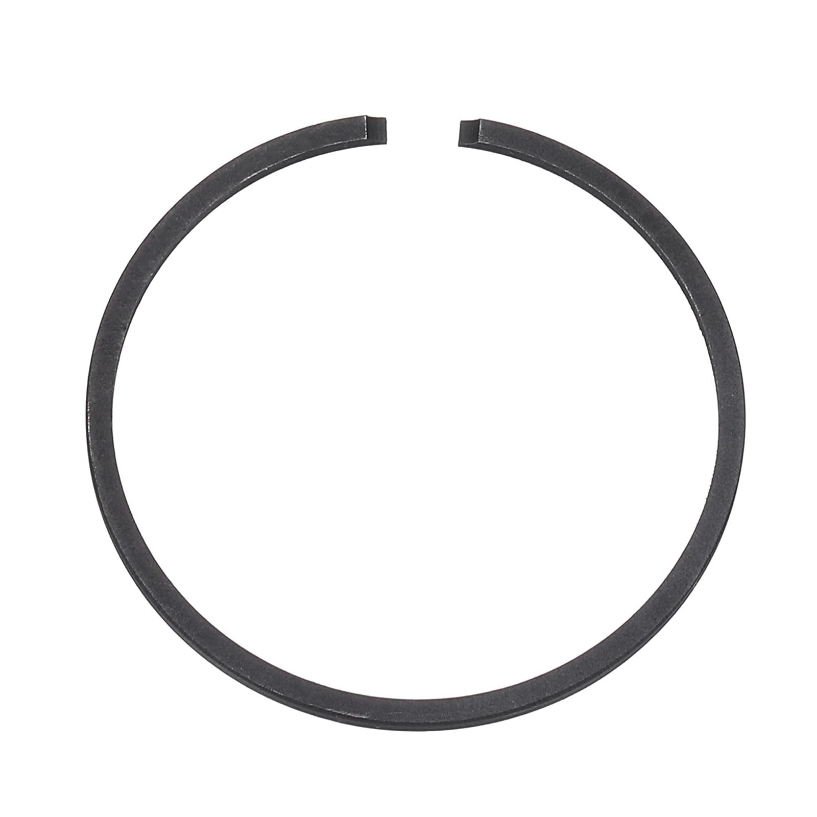 sourcing map 3pcs Piston Rings 39mm x 1.5mm Standard Metal Engine Piston Ring for Chainsaw Replacement Parts, Black
