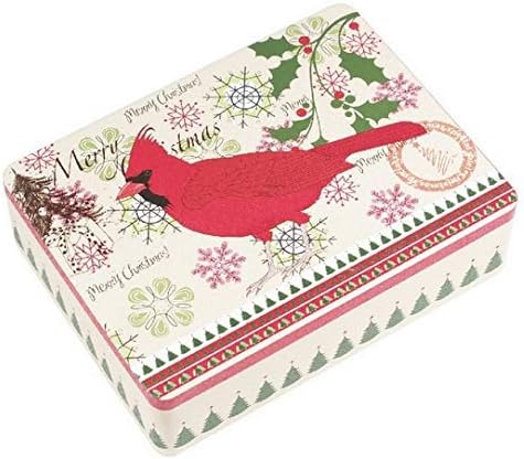 240X180X66mm Christmas style candy jewelry biscuit storage metal box container case gift box - (Color: 04)