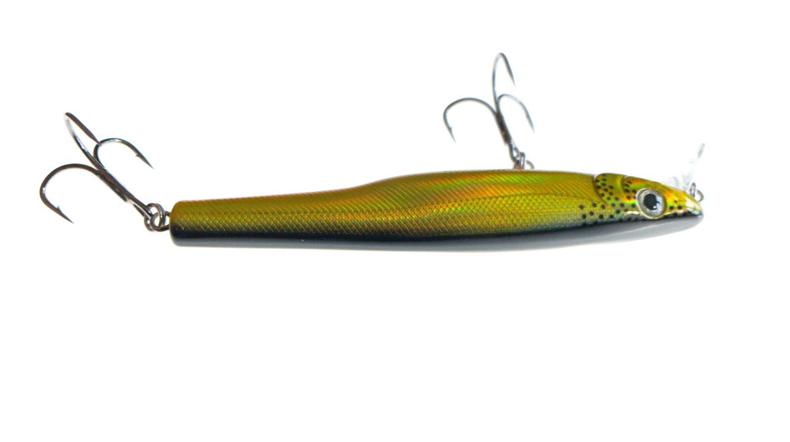 Thundermist Lure Company American Smelt Shallow Dive Crank Bait, Gold Sporting Goods