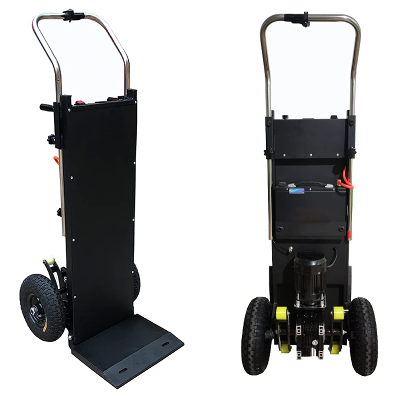Elektryczny wózek do wspinaczki po schodach Oszczędność pracy i wygodna pojemność 200Kg, reduktor Rv63-bezszczotkowy silnik prądu stałego 1200W-schody w górę iw dół