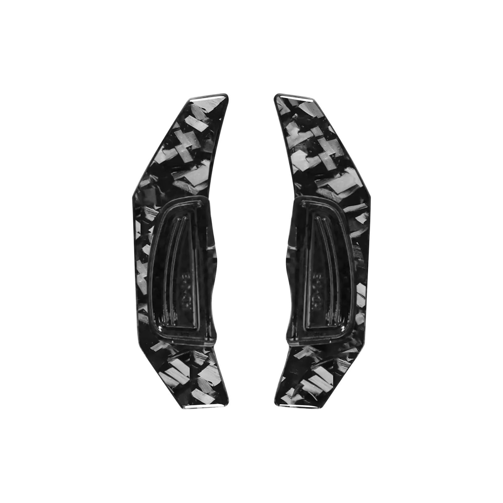 QBKGMEWCA Control Modification Interior Sticker Compatible for Carbon Fiber Shift Paddles Accessories(Type9)