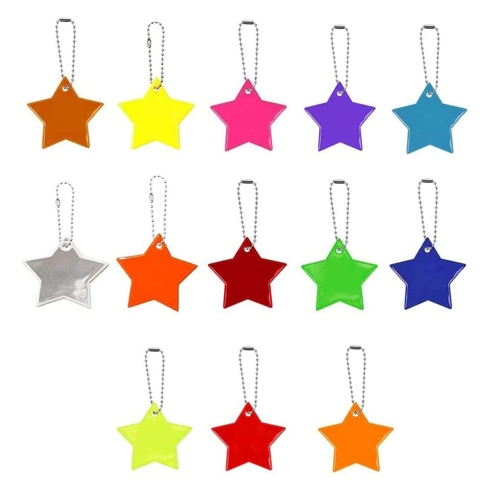 40 Stück Sicherheits Reflektoren Für Kinder - Reflektor Anhänger Für Schulranzen & Rucksack