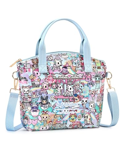 tokidoki Crossbody Bag PU Handbag Shoulder Purse with Adjustable Strap
