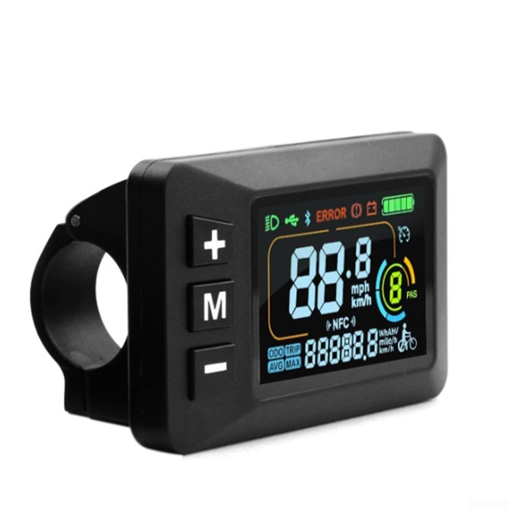 Écran LCD étanche pour vélo électrique, interface 5 broches et protocole 02OMD pour vélo électrique 24 V 36 V 48 V 60 V