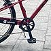 PROWHEEL Junior & Kids Crankset,76MM/89MM/102MM/114MM/127MM/140MM/152MM/160MM/165MM 25T/28T/30T/32T/36T Square Hole Bike Crank Arm Set,Double ChainWheel and Replacement Chain Guard