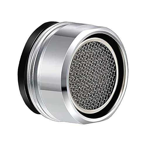 Faucet Aerator Kitchen Sink Aerator Replacement Parts, 15/16-Inch Or 24Mm Male Thread Aerator Faucet Filter With Gasket For Kitchen, Bathroom (Silver, 6 Pcs) #TOP2