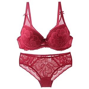 Necalisi BH Lingerie Sets Lingerie Set Kant Babydoll 2 Stuk BH En Panty Sets Voor Vrouwen Kant Onderdraad Bralette Set Comfort Bras