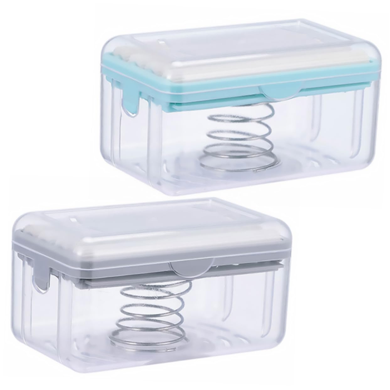 Beavorty Luxury Case 2pcs Foaming Boxes Rollers Pp Material Sturdy Easy to Clean Multi-Purpose Use