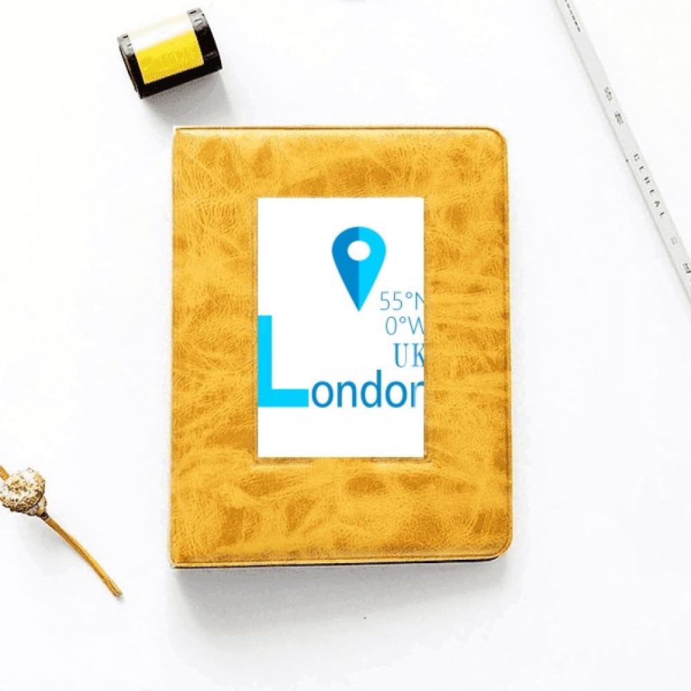 no/no London Geography Coordinates Trave Photo Album Family Wedding Picture 4x6