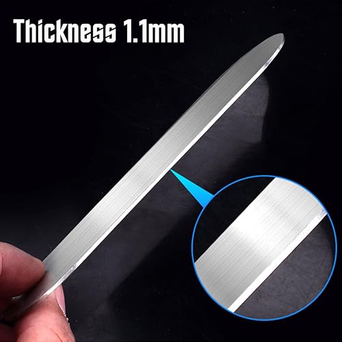 Miniatura 4 de Homoyoyo 6 agujas de pesca de acero inoxidable para red de pesca, equipo de transporte de aguja de pesca, herramientas de reparación para pescador,