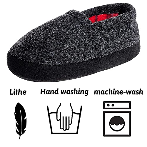 Mixin Big Kid Boys And Girls Slippers House Shoes Indoor Outdoor With Anti Slip Sole Grey 2-3 M'' thumb #4