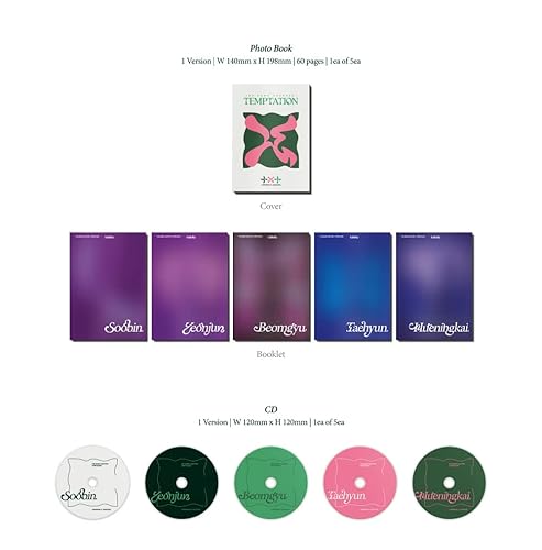 Miniatura 4 de TOMORROW X TOGETHER TXT - THE NAME CHAPTER : TEMPTATION [Lullaby ver.] Album (Random ver.)