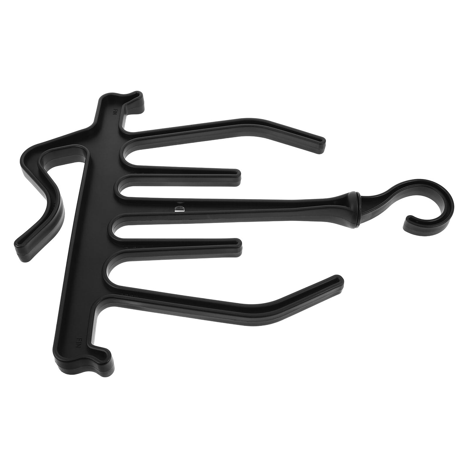 MAGICLULU Cintre pour Matériel de Plongée en Polypropylène Noir Porte-Combinaison Multifonction Ventilé pour Vêtements Mouillés Compact et Résistant pour Rangement et Séchage Rapide en