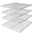 Uniflasy 304 Stainless Steel Cooking Grates Replacement Parts for Masterbuilt Electric Smoker 30 Inch, 14.6" x 12.2", Grill Grids Masterbuilt MB20071117, MB20070421 Smoker grates Replacement, 4 Pack