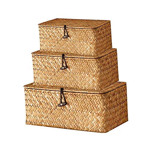 Scatola Curver Stile Vimini | Grande | Con Coperchio | Perfetta Per Casa O Ufficio - Foto 3