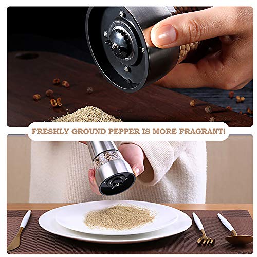 Honorall Moedor de pimenta de sal Moinho de pimenta Molho de especiarias Muller Shaker Pepper Moedor
