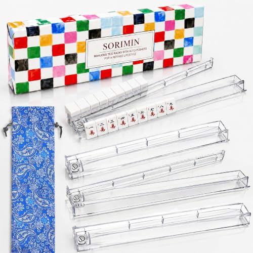 Soportes de Acrílico Transparentes para Mahjong 17.2 Pulg miniatura 1