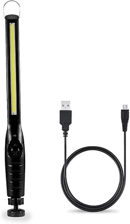 New Portable COB LED Flashlight USB Rechargeable Work Light Magnetic Lanterna Hanging Lamp With Built-in Battery Camping Torch