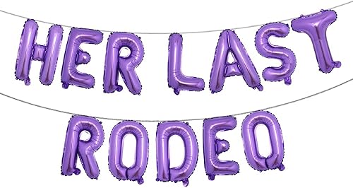 Decoraciones de despedida de soltera occidental, globos de rodeo, pancarta de vaquera para despedida de soltera, suministros de fiesta del salvaje