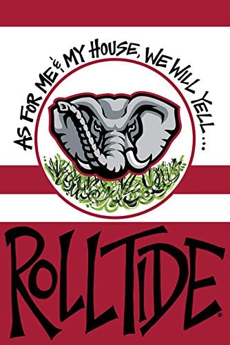 Alabama As For Me Garden Flag