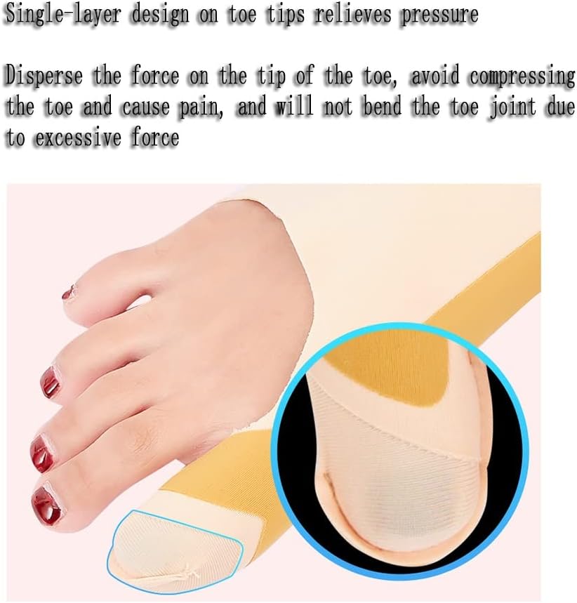 DEAVER Hallux Valgus Corrector,Toe Bunion Straightener Corrector,Alignment Pain Relief Big Toe Separator Straighteners for Hallux Valgus Hammer Toes