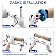 PATIKIL 15 Stretchfolien Spender Stretchfolien Spender Tischfolien Verpackungs Maschine Palettenfolien Edelstahl mit 4Stk Folien für 35cm/13.8 Stretchfolie