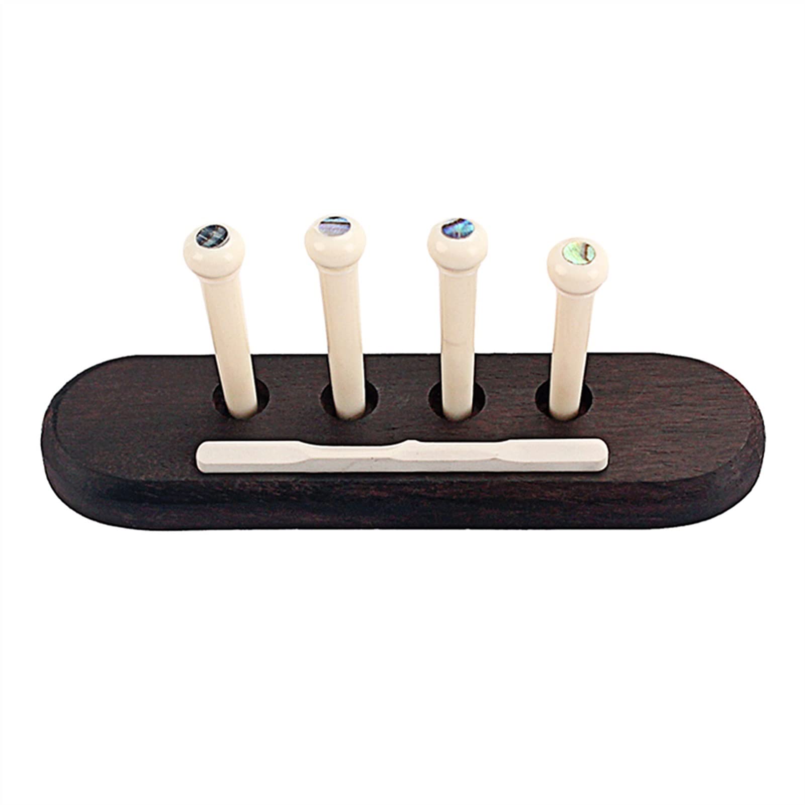 Parti di ricambio chitarra 1 Set Rosewood Guitar Bridge E 1 Sella 4 Net Ukulele Accessory Part