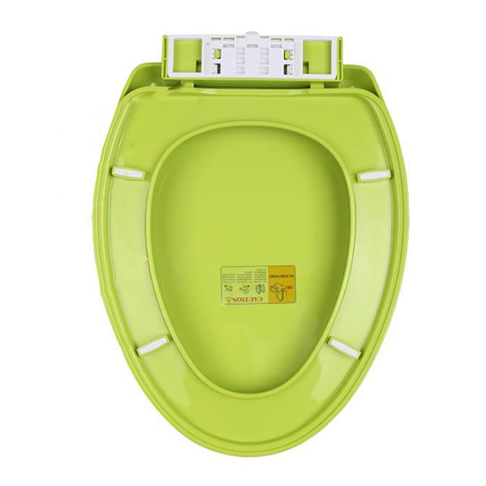 Elegante sedile WC blu – abbassamento automatico, design elegante, moderno, confortevole, finitura bianca, facile installazione, ideale per ristrutturazione del bagno e ristrutturazione della casa