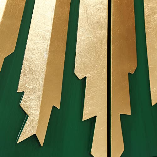 Uolfin Accent Cabinet, Modern Style With Doors Gold Painting, 31.5 Inches #TOP5