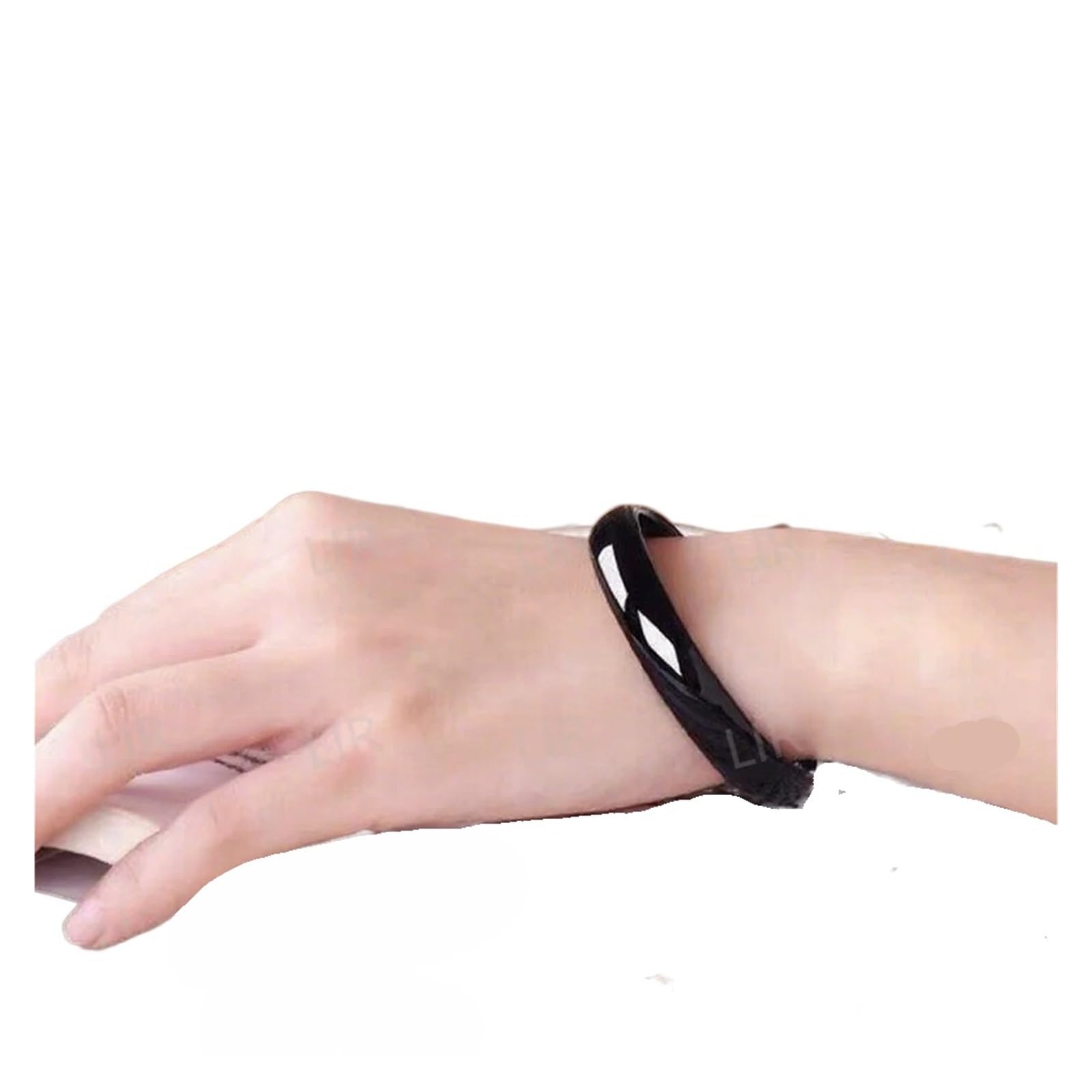 Generico Bracciale Onice Nero Classico