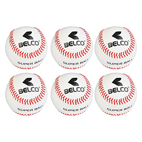 Image of Belco Baseball , Competition Grade Baseball Ball Official Size (Leather Baseball Pack of 6)
