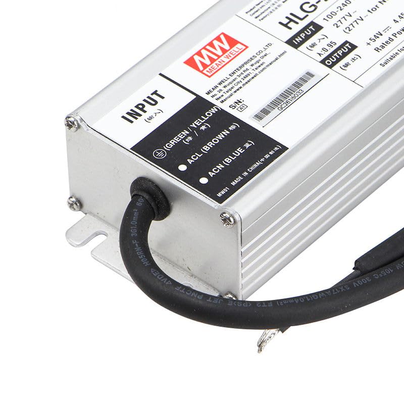 HLG-240H-54A Mean Well 240.3W 54V 4.45A Switching Power Supply MeanWell HLG-240H-54A