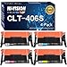 HI-VISION Compatible Toner Cartridge Replacement for Samsung CLT-K406S CLT-C406S CLT-Y406S CLT-M406S (1 Black, 1 Cyan, 1 Yellow, 1 Magenta, 4-Pack) works with CLP-365W, CLX-3305FW, CLX-3305W