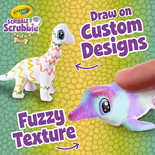 Crayola Scribble Scrubbie Pets Dinosaur Waterslide, Dinosaur Toys for Kids, Pet Grooming Toy, Gifts for Boys & Girls, Ages 3+ - image 2