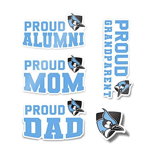 Johns Hopkins University JHU Blue Jays Sticker Vinyl Decal Laptop Water Bottle Car Scrapbook (Family Full Sheet) Johns Hopkins University JHU Blue Jays Sticker Vinyl Decal Laptop Water Bottle Car Scrapbook (Family Full Sheet)