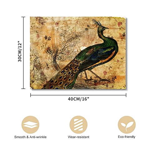Cuadro de pavo real moderno enmarcado, el regalo de Navidad perfecto para un nuevo hogar 2