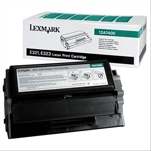 Cartouche laser LEXMARK E321 finie l'impression floue 12A7400
