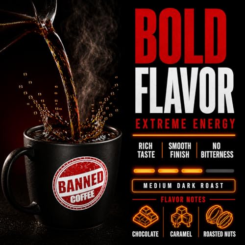 Banned Coffee™ En Grano 16 oz Bolsa miniatura 6