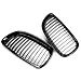 2pcs Glossy Black Front Upper Kidney Grill Grille for 2008-2013 BMW 3-Series E92 E93 M3