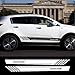 HLLebw Voiture Stickers Voiture Auto Corps Autocollant, for Kia Sportage 3 4 QL