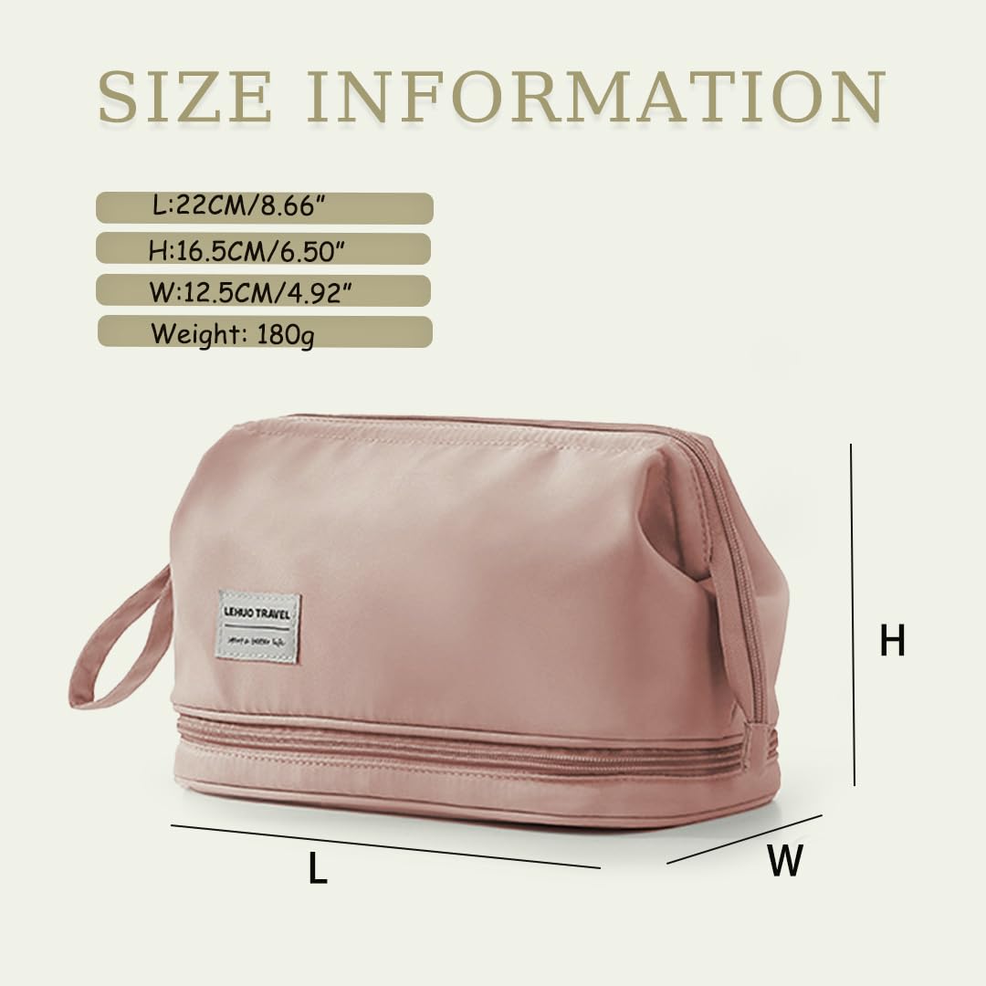 BMQY Travel Cosmetic Bag Portable Waterproof - Image 2