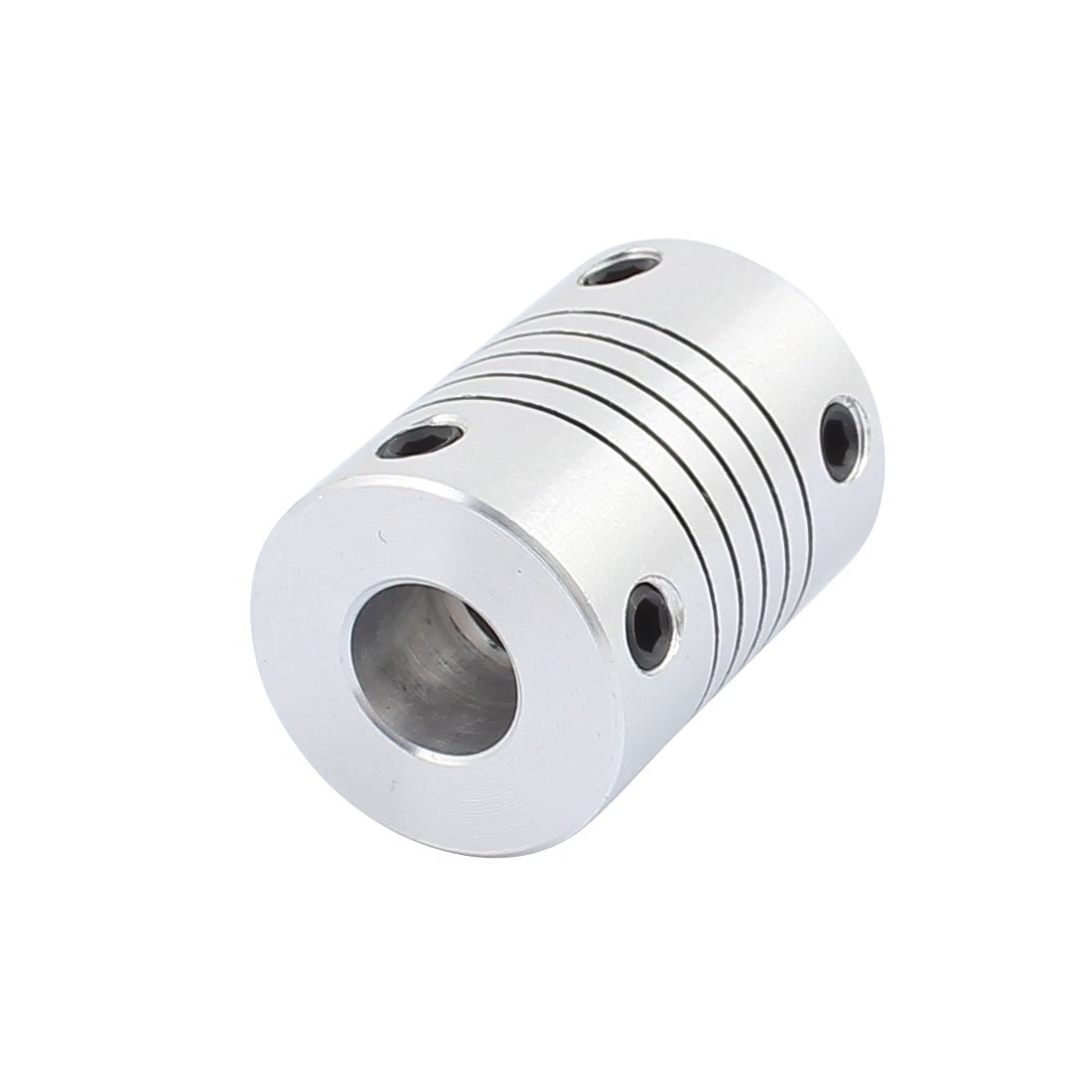 Aexit 25mm Length Electrical equipment 18mm Diameter 8mmx8mm Aluminum Alloy Shaft Coupling Flexible Coupler Motor Connector