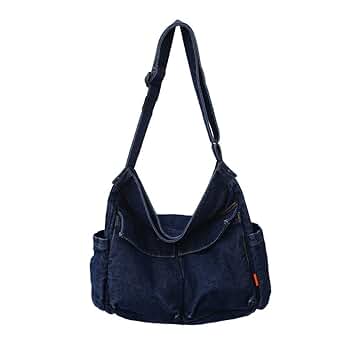 ショルダーバッグ・ポシェット JILLSTUART Gelato dark navy denim stitched hobo shoulder bag Designer fashion, Seoul-fully created | W Concept
