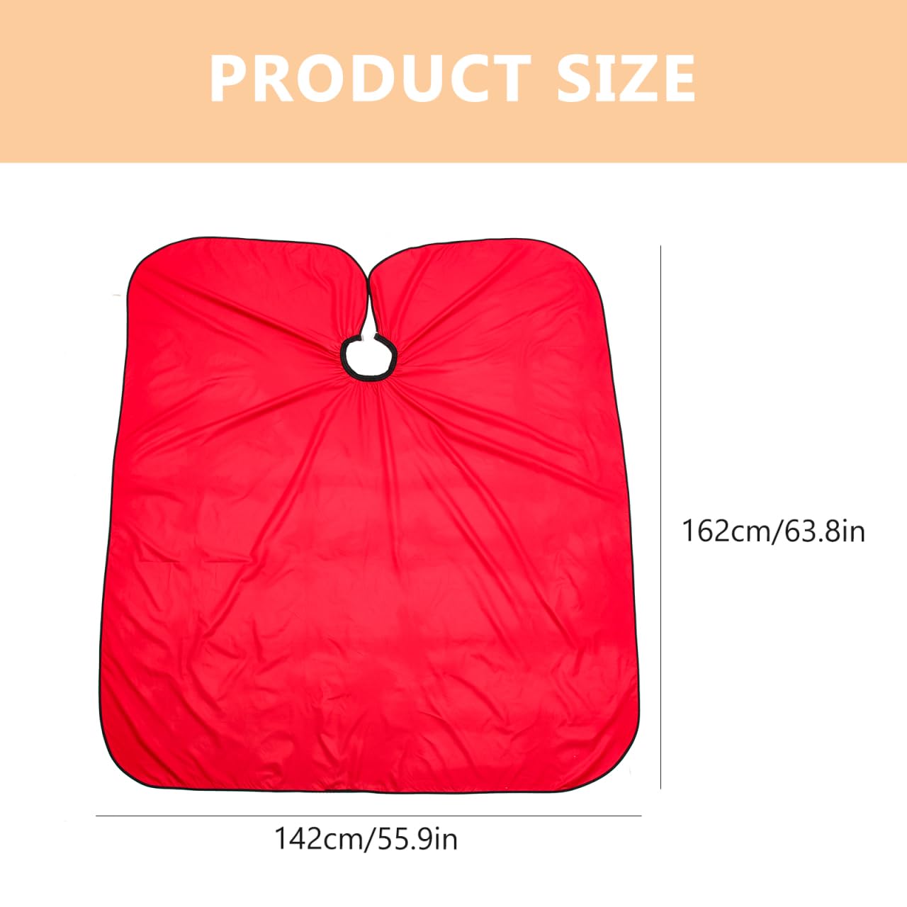 Ipetboom Hair Cutting Cape Large Waterproof Stylist Gown with Breathable Anti-Static Fabric and Adjustable Buckle for Barber Salon and Home Use - Image 2
