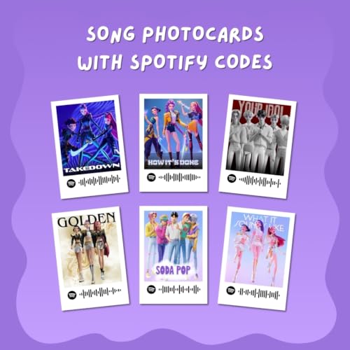 Image of Kpop Demon Hunters Photocards | Saja Boys Songs Mini Poster Kit (Set of 18) | Demon Hunters Golden, Takedown Songs Compact Size (8 x 6 cm) Hunterix Posters for Phone Accessories, Bedroom, Office, Living room (C 089)